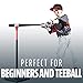 Franklin Sports Kids Teeball Batting Tee - Youth Baseball Tee Stand - Adjustable + Portable Hitting Practice Tee - MLB Spring Swing