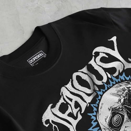 Image of DopeSkill Halloween Graphic Tee Streetwear Hip Hop Hypebeast Unisex T-Shirt Sneaker Colour Matching Shirts Spooky Graphic