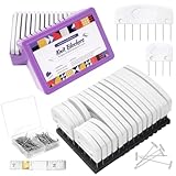 Uotey Knit Blocking Pins Kit, 20Pcs Knit Blockers Combs Pins, 110 T-pins for Blocking Knitting Crochet, Needlework Projects, Knitting Block Pins Tool for Blocking Mats