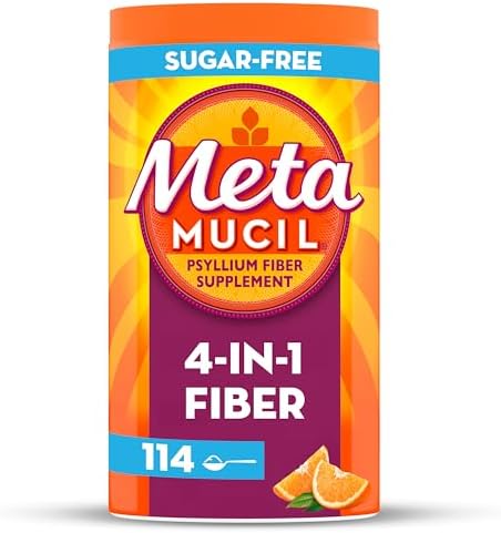 Amazon.com: Metamucil Suplemento en polvo de fibra de psilio sabor