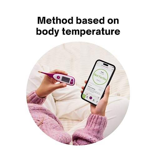 natural cycles 12 month subscription - digital birth control with basal body thermometer - fertility management app- ios and android