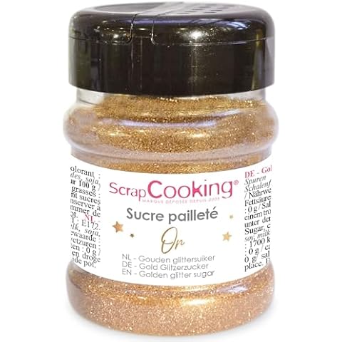 Sucre Pailleté Or ScrapCooking 160g Cover