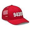 Zip Code 94301 Hat Palo Alto California CA Trucker Hat Embroidered Trendy Snapback Unisex Baseball Cap #5
