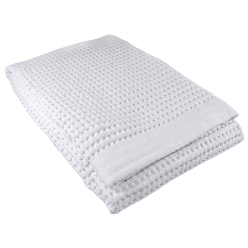 Gilden Tree Waffle Towels Quick Dry Lint Free Thin Bath Towel, Modern Style (White) #TOP4