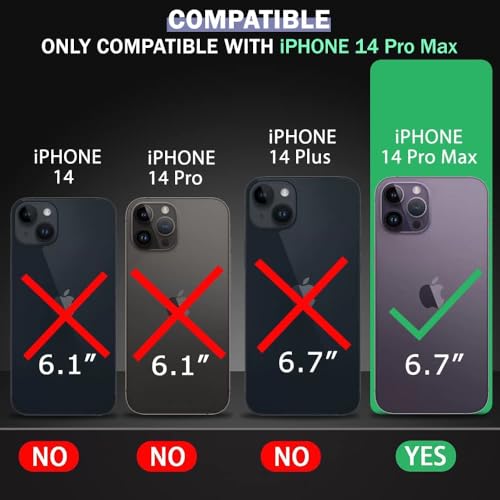 Image of TheGiftKart Liquid Silicone Back Cover Case for iPhone 14 Pro MAX | Soft Micro-Fibre Lining Inside | Camera & Screen Protection | Shockproof Case Cover for iPhone 14 Pro Max (Silicone, Dark Purple)