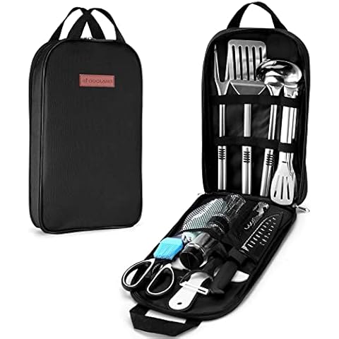 Odoland 14-Piece Camping Cookware Set Cover