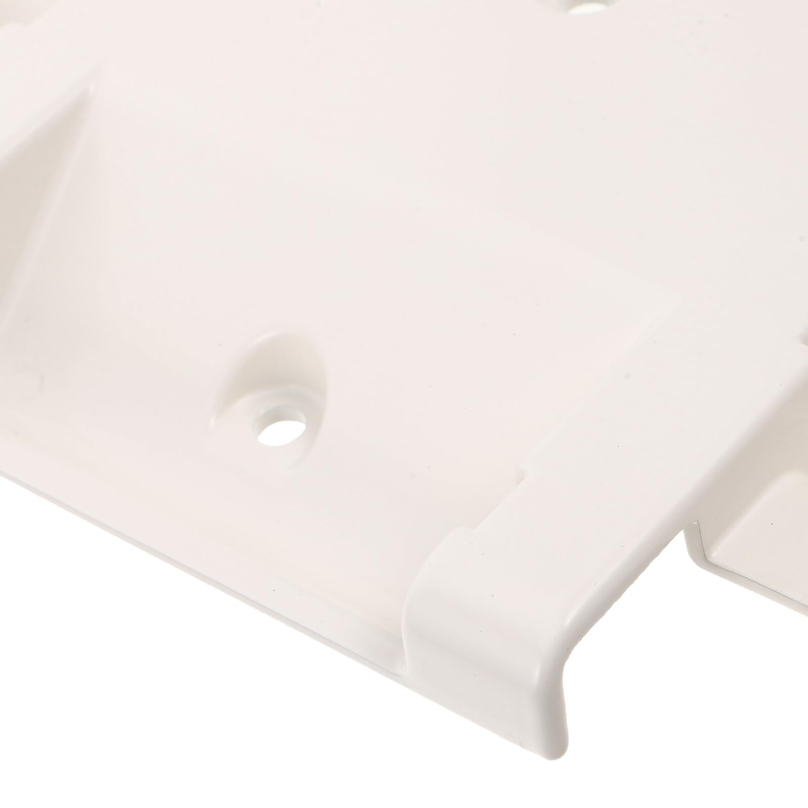 Supporto per Sponda Letto in Alluminio Bianco Rettangolare, Accessorio Regolabile per Protezione e Sicurezza in Ospedale e Assistenza Domiciliare