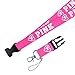 Neck Lanyard Strap for Keychains ID Holder Phones Bags with Quick Release Buckle (PINK-2)