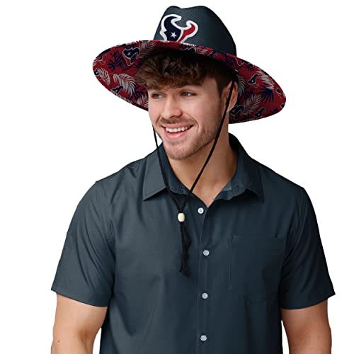 Image of FOCO Houston Texans NFL Team Color Straw Hat