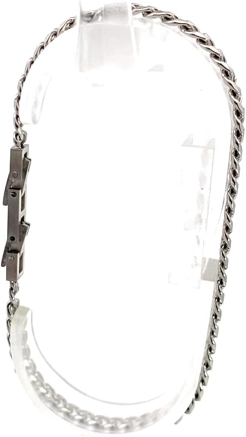 10:10 Men's Cuban Curb Chain Bracelet, Stainless Steel, PVD Bracelet Colour Black Blue Silver, Various Sizes and Sizes image 4