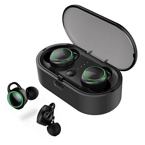 [wahre Wireless ESON Stil W9 TWS Dual Bluetooth Kopfhörer Kopfhörer mit Geräuschunterdrückung mit Box der Last