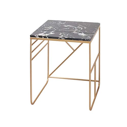 Simple Side Table/Wrought Iron Coffee Table, Marble Tabletop, Metal Fr Simple Side Table/Wrought Iron Coffee Table, Marble Tabletop, Metal Fr