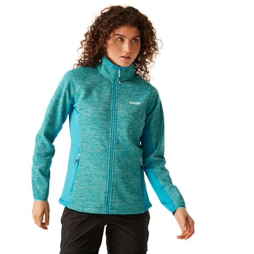 Image of Regatta Tahoe Blue Highton IV Colour Block Full Zip Fleece Jacket 14 UK