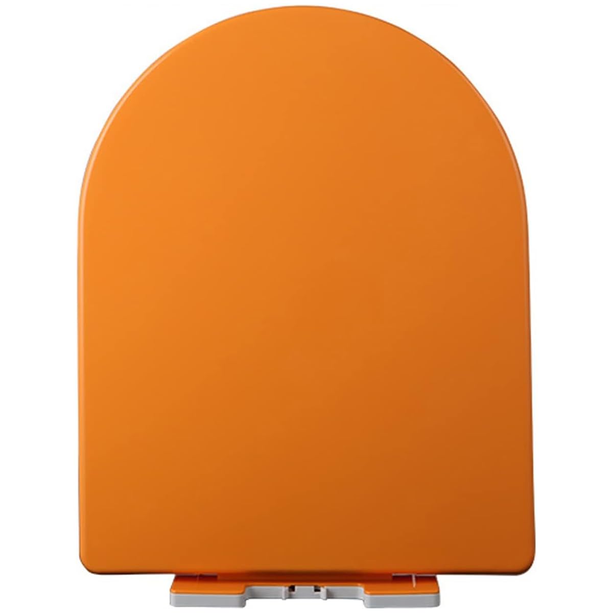 Ldhsjh Orange Elongated, U-Shaped User Elongated U-Shaped Toilet Seat, Slow Close, Tough Pp Material, Easy To At Clean, Adjustable, Lightweight, Portable, User-Friendly, Compact, Durable