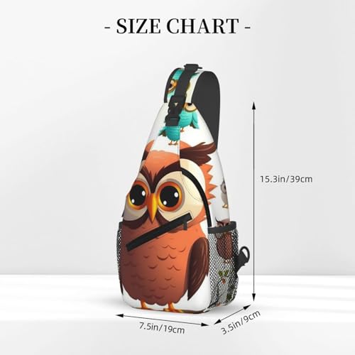Bolso Cross Chest para hombres y mujeres, mochila bandolera deportiva miniatura 3
