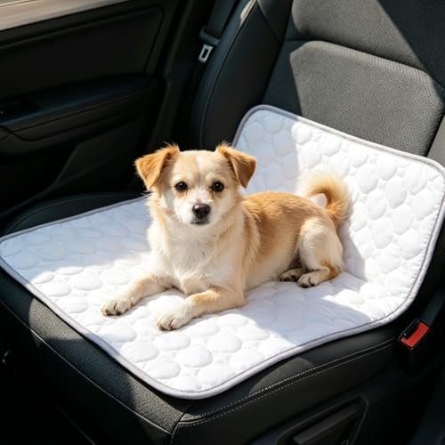 Dog Cooling Mat Large, Cooling Mat for Dogs and Pet Cooling Mat, Outdoor Patio Cooling and Car Travel Comfort, Crate Bedding Replacement, 55 cm by 70 cm Size - Image 6
