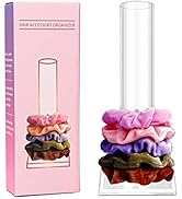 Oaoleer 10inch Scrunchie Holder Stand,Clear Jewelry Organizer for Teen Girl Women Gifts, The Perf...