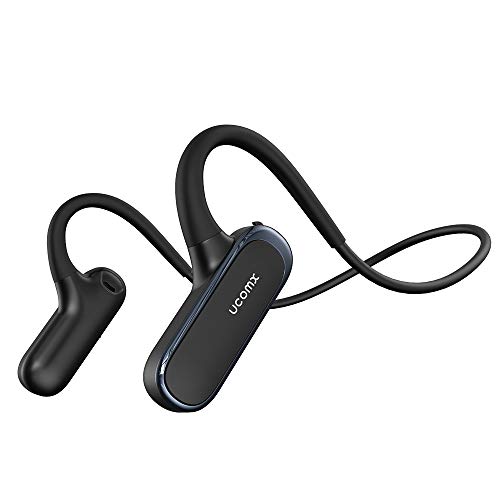 Ucomx Open Ear Wireless Headphones,Wireless Sport Running Headphones with Mic,IPX5 Waterproof On Ear