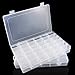 Neworkg 2 Pack Plastic Organizer Container Box with Dividers - 36 Compartment Organizer, Perfect for Fishing Tackle, Jewelry & Screws