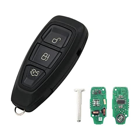 AULESSE 433Mhz 3 Buttons Smart Remote Car Key with 4D63 Chip for Kuga Focus C-Max Mondeo Kuga Fiesta B-max S-max Galaxy Cover