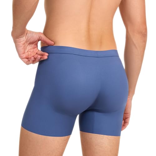 Gleefeat Men's Padded Underwear Boxer Briefs Tummy Control Body Shaper Shapewear Enhance Butt Lifter