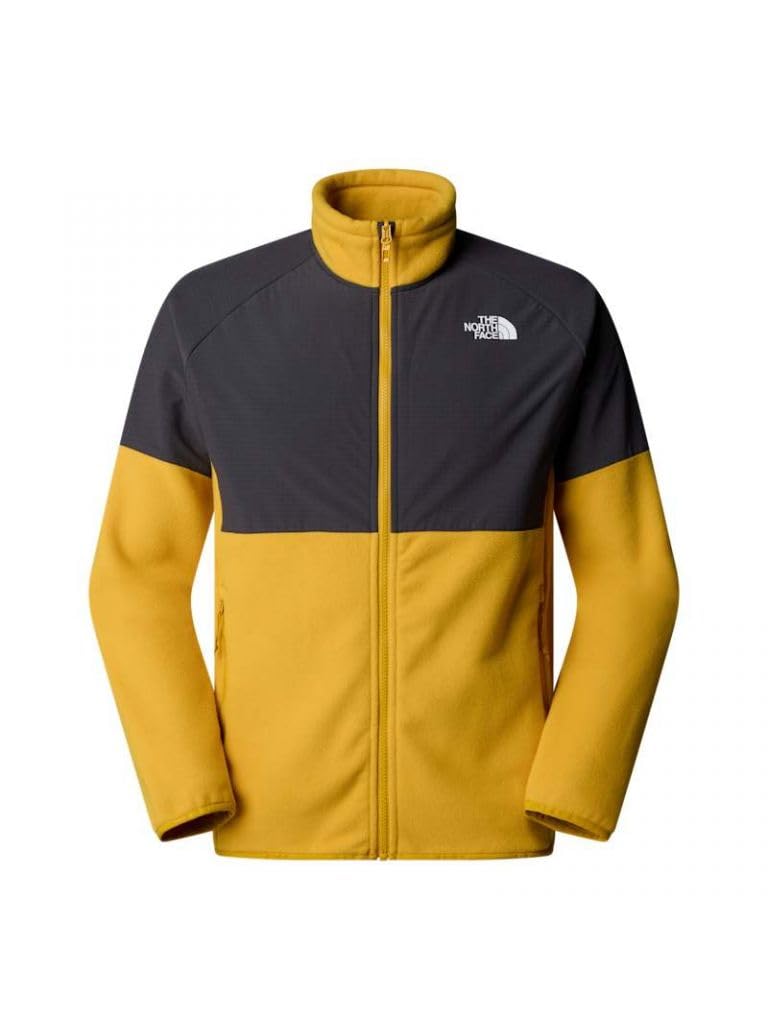 Chaqueta M Glacier Heavyweight 1/2 Zip forro polar de hombre grueso color cúrcuma talla XS 2