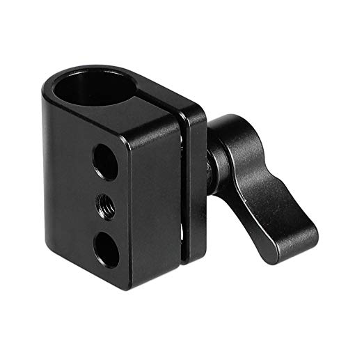 Acoplamiento de varilla de 15 mm de aluminio CNC CAMVATE con roscas de 1/4" 5