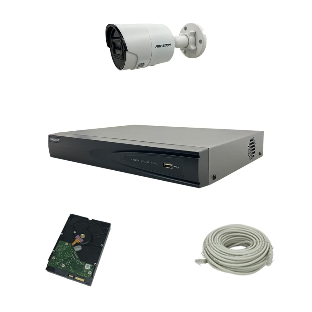 Amazon.co.jp: 600万画素 マイク内蔵 防犯カメラセット IP 屋内外