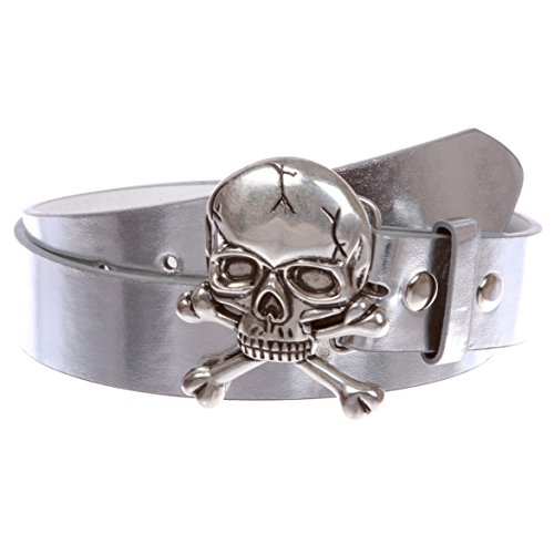 Skull and Cross Bone Pirate Halloween Costume Belt Multi-Color Options2