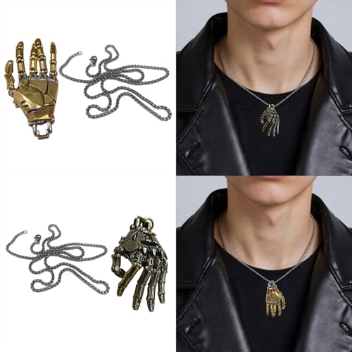 Collier mécanique en cuivre main : le cadeau idéal unique mixte