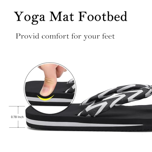 Flip Flops for Women,Yoga Mat Flip Flops Women,Beach Thong Sandals for Women,Indoor and Outdoor Womens Flip Flops4