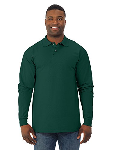 Jerzees Polo Long Sleeve Jersey Sport Shirt 437Ml