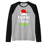Photo Gallery mama claus - pigiama natalizio con elfo di natale, divertente maglia con maniche raglan Photo Gallery mama claus - pigiama natalizio con elfo di natale, divertente maglia con maniche raglan