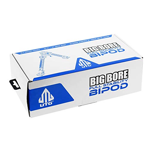 UTG Big Bore Doppelstativ, 22,9-35,6 cm Mittelhöhe, Schwarz