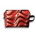 Produktbild Reise-Kulturtasche Red Psychedelic Pattern Phone Coin Cosmetic Pouch Tote Multifunction Organizer Storage Bag makeup brush bag