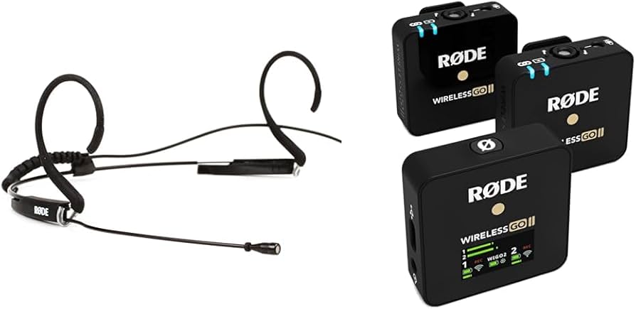 Amazon.com: Rode HS2 Headset Microphone and RØDE Wireless Go II
