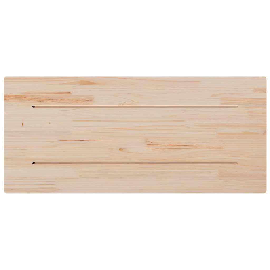 Genérico Tablero de Mesa Rectangular Madera Maciza Pino 90x40x2,5 cm,Accesorios para mesas,Tableros para mesas-847429