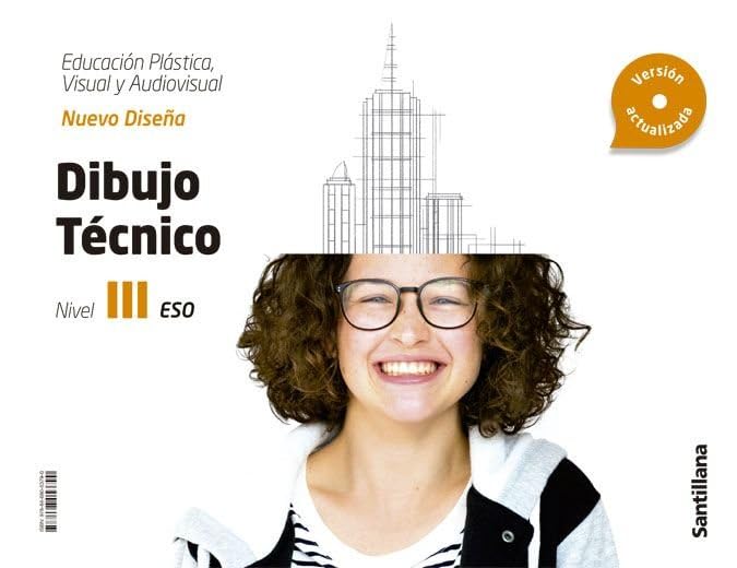 Portada de CUADERNO EDUCACION PLASTICA, VISUAL Y AUDIOVISUAL DIBUJO TECNICO SERIE NUEVO DISEÑA NIVEL III ESO