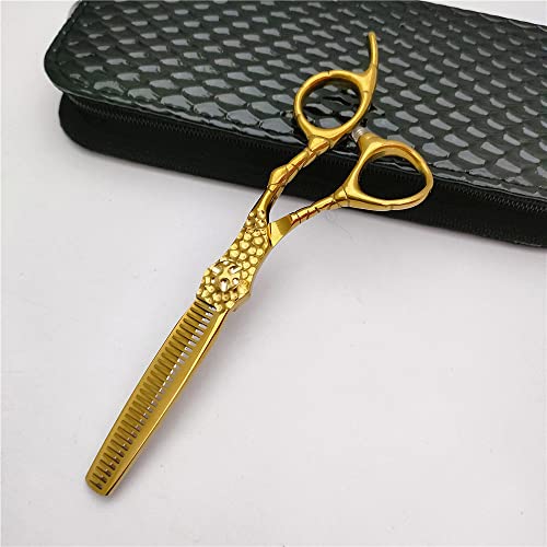 Ciseaux de coiffure professionnels 6 pouces en acier japonais 440C pour effilage