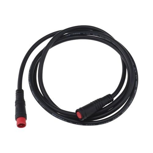 VGOL E-Bike Verlängerungskabel 2Pin Buchse zu 2Pin Stecker Wasserdichter Stecker Für Elektrische Fahrrad Motor/Licht Ebike Verlängerungskabel 1M