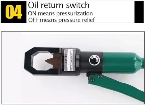 Heavy Duty 12/16T Hydraulic Nut Splitter Tool - Manual Nut Cutter for Stuck Rusted Nuts (M8-M41), Easy to Use, Ideal for Mechanics & DIY Projects, Durable & Efficient
