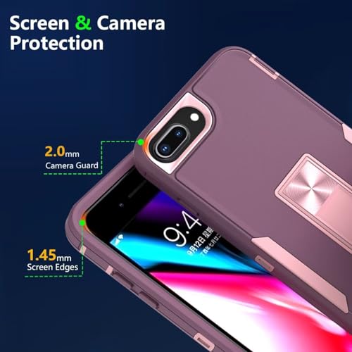 Coque iPhone 7 Plus violet rose idéale pour les trajets quotidiens - 2