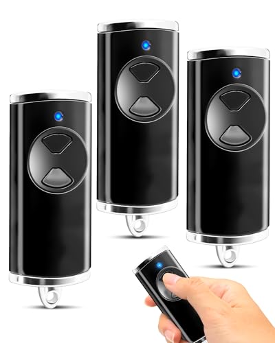 BS Handsender HSE2-868-BS, HSE4-868-BS, HS1-868-BS, HS4-868-BS, 2 Kanäle, Rolling Code, mit Batterie, Garagenöffner Ersatz-Fernbedienung Remote Control (3pcs)
