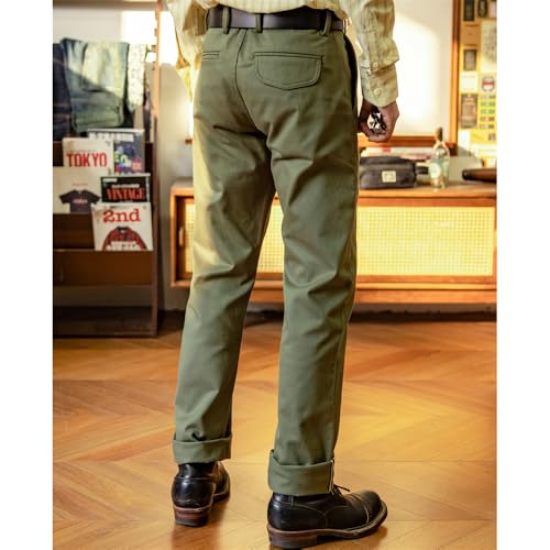 Red Tornado 9oz Selvedge Officer Trousers3