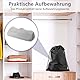 SeiriHelper Ergonomie Kniekissen für Schlafen, Venenkissen Beinhochlagerungskissen, Memory-Schaum Lagerungskissen für Knie und Beine (Grau)