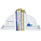 Blue Whale Personalized Bookends