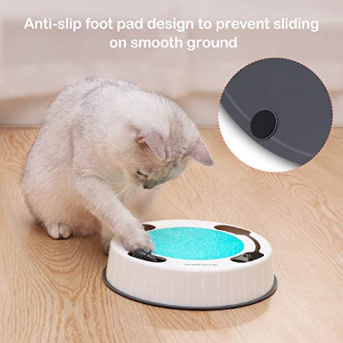 Popetpop Cat Toys For Indoor, Interactive Kitten Toys, Electronic Cat Toy, Kitten Toys Mice With Scratching Pad #TOP3