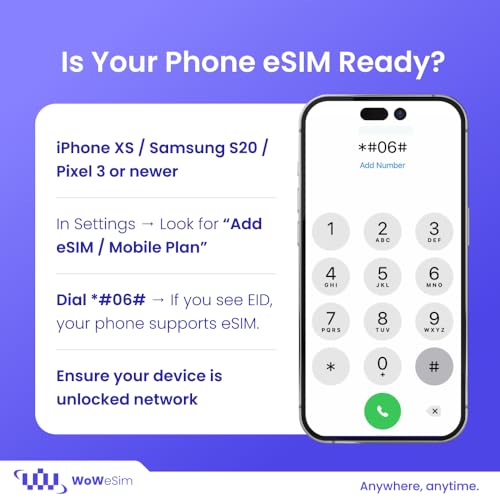Image of eSIM Cards for International Travel Prepaid Data, Compatible with Unlocked Smartphones, 4G LTE 5G, Hotspot Supported, Instant Activation in 10 Minutes (Japan 15 Days / 22.5GB)