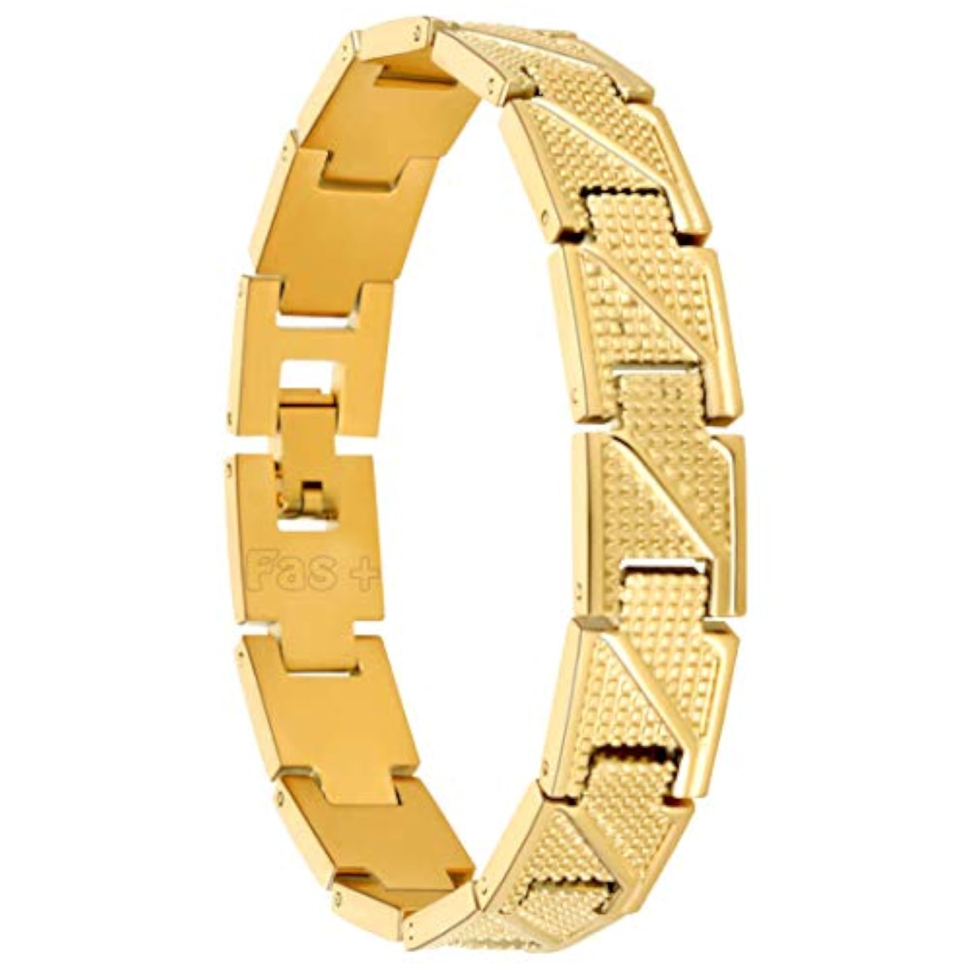 + Brass Premium High Durable Pvd Gold Plating Looser Bracelet for Men