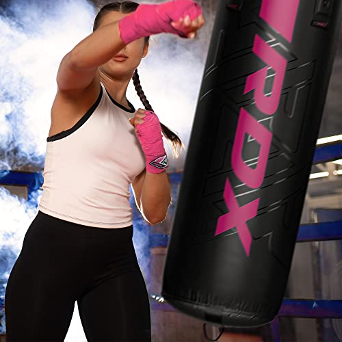 Rdx Boxing Hand Wraps Inner Gloves, 180 Inch 4.5M Elasticated Thumb Loop Bandages, Mexican Style Under Mitts Wrist Wrap Protection Muay Thai Mma Kickboxing Martial Arts Punching Bag Training Men Women #TOP3